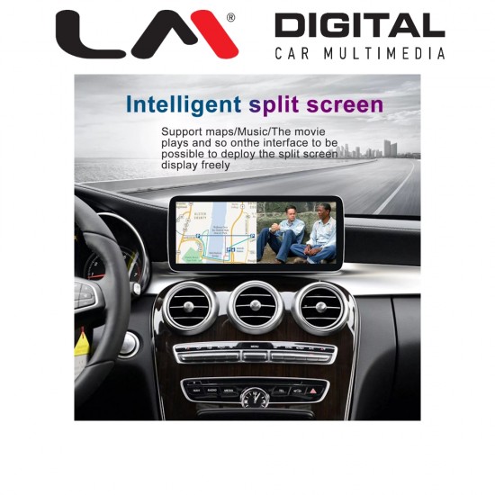 LM Digital - LM JFK510 8128 Οθόνη OEM Multimedia Αυτοκινήτου για Mercedes GLC/C class W205/V Class 2016 > 2019 με εργοστασιακό σύστημα NTG 5.0 (CarPlay/AndroidAuto/BT/GPS/WIFI/GPRS)