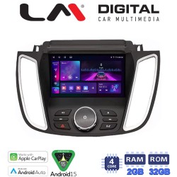LM Digital - LM ZA4362D GPS Οθόνη OEM Multimedia Αυτοκινήτου για FORD KUGA 2013 > 2019C-MAX 2011 > 2019 με NAVI (CarPlay/AndroidAuto/BT/GPS/WIFI/GPRS)