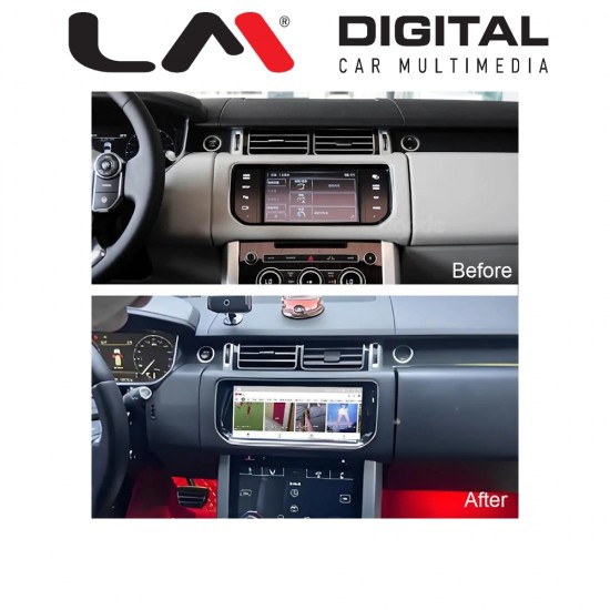 LM Digital - LM JFKL494 BO Οθόνη OEM Multimedia Αυτοκινήτου για Range Rover Evoque 2013 > 2017με εργοστασιακό σύστημα Bosch (CarPlay/AndroidAuto/BT/GPS/WIFI/GPRS)