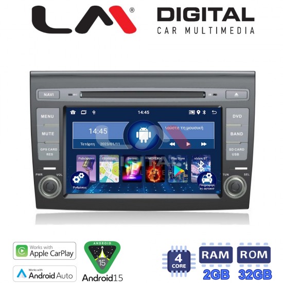 LM Digital - LM V4250 GPS Οθόνη OEM Multimedia Αυτοκινήτου για FIAT Bravo 2008-2011 (CarPlay/AndroidAuto/BT/GPS/WIFI/GPRS)