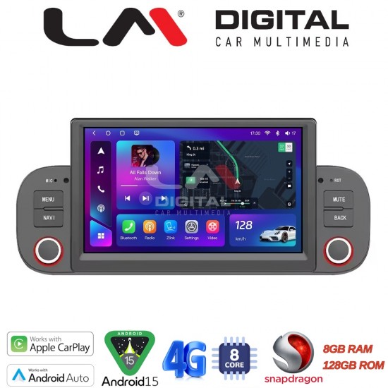 LM Digital - LM T8192 GPS Οθόνη OEM Multimedia Αυτοκινήτου για Fiat Panda 2012 > 2021 (CarPlay/AndroidAuto/BT/GPS/WIFI/GPRS)