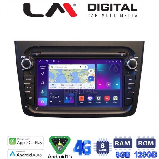LM Digital - LM T8160B GPS Οθόνη OEM Multimedia Αυτοκινήτου για Alfa Romeo Mito 2008> (CarPlay/AndroidAuto/BT/GPS/WIFI/GPRS)