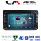 LM Digital - LM T8171 GPS Οθόνη OEM Multimedia Αυτοκινήτου για MERCEDES C (W203) - CLK (W208) 1999 > 2003 (CarPlay/AndroidAuto/BT/GPS/WIFI/GPRS)