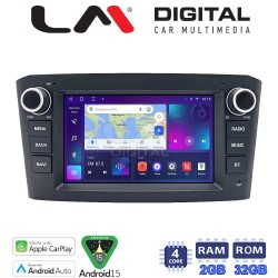 LM Digital - LM V4025B GPS Οθόνη OEM Multimedia Αυτοκινήτου για TOYOTA AVENSIS T25 2003 > 2008 (CarPlay/AndroidAuto/BT/GPS/WIFI)