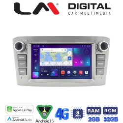 LM Digital - LM E8025 GPS Οθόνη OEM Multimedia Αυτοκινήτου για TOYOTA AVENSIS T25 2003 > 2008 (CarPlay/AndroidAuto/BT/GPS/WIFI/GPRS)