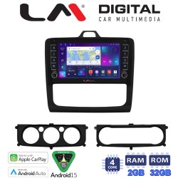 LM Digital - LM ZG4329B GPS Οθόνη OEM Multimedia Αυτοκινήτου για Ford Focus 2004 > 2012 (CarPlay/AndroidAuto/BT/GPS/WIFI/GPRS)