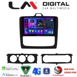 LM Digital - LM ZT8329B GPS Οθόνη OEM Multimedia Αυτοκινήτου για Ford Focus 2004 > 2012 (CarPlay/AndroidAuto/BT/GPS/WIFI/GPRS)