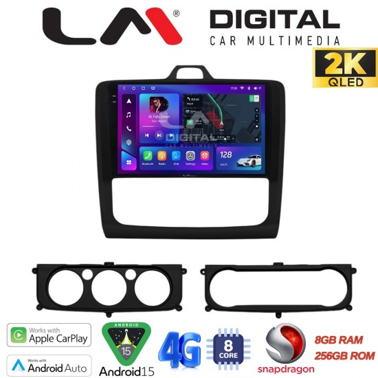 LM Digital - LM ZQ8329B GPS Οθόνη OEM Multimedia Αυτοκινήτου για Ford Focus 2004 > 2012 (CarPlay/AndroidAuto/BT/GPS/WIFI/GPRS)