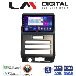 LM Digital - LM ZN4964 GPS Οθόνη OEM Multimedia Αυτοκινήτου για Ford F150 2009 > 2014 (CarPlay/AndroidAuto/BT/GPS/WIFI/GPRS)