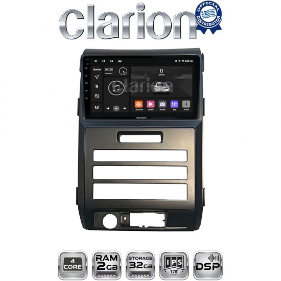 CLARION GL31964 Οθόνη OEM Multimedia Αυτοκινήτου για Ford F150 2009 > 2014 (CarPlay/AndroidAuto/BT/GPS/WIFI)