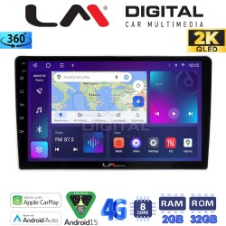 LM Digital - LM ZB8023SA GPS Οθόνη OEM Multimedia Αυτοκινήτου για Kia Sportage 2004 > 2010 (CarPlay/AndroidAuto/BT/GPS/WIFI/GPRS)