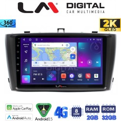 LM Digital - LM ZB8027 GPS Οθόνη OEM Multimedia Αυτοκινήτου για TOYOTA AVENSIS T27 2009 > 2016 (CarPlay/AndroidAuto/BT/GPS/WIFI/GPRS)