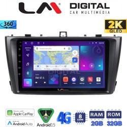 LM Digital - LM ZB8027G GPS Οθόνη OEM Multimedia Αυτοκινήτου για Toyota Avensis 2009 > 2016 (CarPlay/AndroidAuto/BT/GPS/WIFI/GPRS)