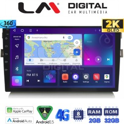 LM Digital - LM ZB8028B GPS Οθόνη OEM Multimedia Αυτοκινήτου για Toyota Auris 2007 > 2012 (CarPlay/AndroidAuto/BT/GPS/WIFI/GPRS)