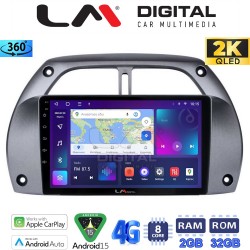 LM Digital - LM ZB8071 GPS Οθόνη OEM Multimedia Αυτοκινήτου για Toyota Rav 4 2001 > 2006 (CarPlay/AndroidAuto/BT/GPS/WIFI/GPRS)