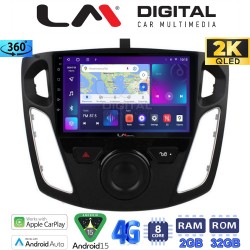 LM Digital - LM ZB8150 GPS Οθόνη OEM Multimedia Αυτοκινήτου για FORD FOCUS 2015>2018 (CarPlay/AndroidAuto/BT/GPS/WIFI/GPRS)