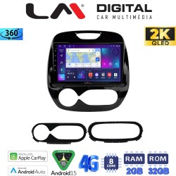 LM Digital - LM ZB8155 GPS Οθόνη OEM Multimedia Αυτοκινήτου για RENAULT CAPTURE 2013> (CarPlay/AndroidAuto/BT/GPS/WIFI/GPRS)