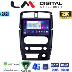 LM Digital - LM ZB8186 GPS Οθόνη OEM Multimedia Αυτοκινήτου για SUZUKI JIMNY 2007 > 2018 (CarPlay/AndroidAuto/BT/GPS/WIFI/GPRS)