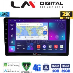 LM Digital - LM ZB8202 GPS Οθόνη OEM Multimedia Αυτοκινήτου για Jeep 2007> (CarPlay/AndroidAuto/BT/GPS/WIFI/GPRS)