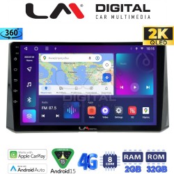 LM Digital - LM ZB8204 GPS Οθόνη OEM Multimedia Αυτοκινήτου για Toyota Corolla 2019> (CarPlay/AndroidAuto/BT/GPS/WIFI/GPRS)