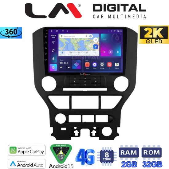 LM Digital - LM ZB8240 GPS Οθόνη OEM Multimedia Αυτοκινήτου για FORD MASTUNG > 2015 (CarPlay/AndroidAuto/BT/GPS/WIFI/GPRS)