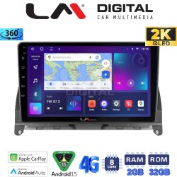 LM Digital - LM ZB8265 GPS Οθόνη OEM Multimedia Αυτοκινήτου για MERCEDES C CLASS (W204) 2007>2011 (CarPlay/AndroidAuto/BT/GPS/WIFI/GPRS)