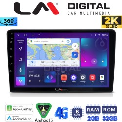LM Digital - LM ZB8332 GPS Οθόνη OEM Multimedia Αυτοκινήτου για VW Golf4 1998 > 2004 (CarPlay/AndroidAuto/BT/GPS/WIFI/GPRS)