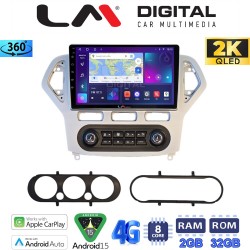 LM Digital - LM ZB8367S GPS Οθόνη OEM Multimedia Αυτοκινήτου για Ford Mondeo 2007 > 2010 (CarPlay/AndroidAuto/BT/GPS/WIFI/GPRS)