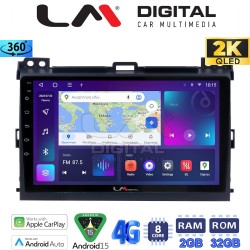 LM Digital - LM ZB8384 GPS Οθόνη OEM Multimedia Αυτοκινήτου για TOYOTA LANDCRUISER J100 2003>2009 (CarPlay/AndroidAuto/BT/GPS/WIFI/GPRS)