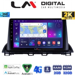 LM Digital - LM ZB8461 GPS Οθόνη OEM Multimedia Αυτοκινήτου για Mazda 3 2014 > (CarPlay/AndroidAuto/BT/GPS/WIFI/GPRS)