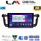 LM Digital - LM ZB8509 GPS Οθόνη OEM Multimedia Αυτοκινήτου για PEUGEOT 508 2010>2017 (CarPlay/AndroidAuto/BT/GPS/WIFI/GPRS)