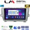 LM Digital - LM ZB8561 GPS Οθόνη OEM Multimedia Αυτοκινήτου για TOYOTA PRIUS 2009>2016 (CarPlay/AndroidAuto/BT/GPS/WIFI/GPRS)
