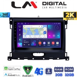 LM Digital - LM ZB8575 GPS Οθόνη OEM Multimedia Αυτοκινήτου για Ford Ranger 2019 > (CarPlay/AndroidAuto/BT/GPS/WIFI/GPRS)