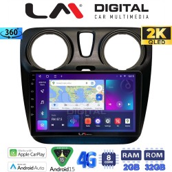 LM Digital - LM ZB8657 GPS Οθόνη OEM Multimedia Αυτοκινήτου για Dacia Dokker 2012 > (CarPlay/AndroidAuto/BT/GPS/WIFI/GPRS)
