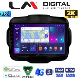 LM Digital - LM ZB8952 GPS Οθόνη OEM Multimedia Αυτοκινήτου για RENEGADE 2014> (CarPlay/AndroidAuto/BT/GPS/WIFI/GPRS)