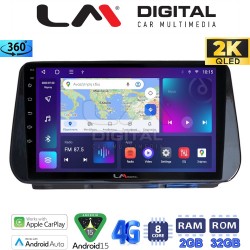 LM Digital - LM ZB8963 GPS Οθόνη OEM Multimedia Αυτοκινήτου για Hyundai Santa Fe - IX45 2018 > 2019 (CarPlay/AndroidAuto/BT/GPS/WIFI/GPRS)