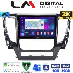 LM Digital - LM ZB8992 GPS Οθόνη OEM Multimedia Αυτοκινήτου για Mitsubishi Pajero 2014> (CarPlay/AndroidAuto/BT/GPS/WIFI/GPRS)