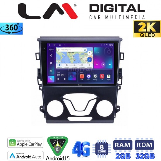 LM Digital - LM ZB8369C GPS Οθόνη OEM Multimedia Αυτοκινήτου για Ford Mondeo 2014 > (CarPlay/AndroidAuto/BT/GPS/WIFI/GPRS)
