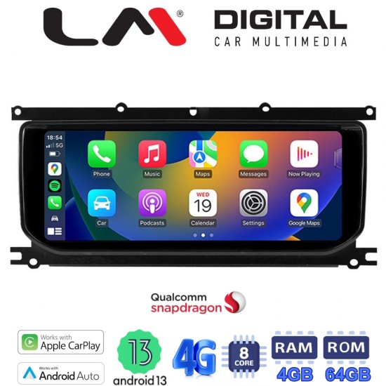 LM Digital - LM JFK9027 464 Οθόνη OEM Multimedia Αυτοκινήτου για Range Rover Evoque 2012 > 2016 με εργοστασιακό σύστημα Harman (CarPlay/AndroidAuto/BT/GPS/WIFI/GPRS)