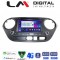 LM Digital - LM E8406 GPS Οθόνη OEM Multimedia Αυτοκινήτου για Hyundai I10 2014-2016 (CarPlay/AndroidAuto/BT/GPS/WIFI)