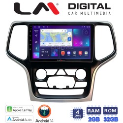 LM Digital - LM ZN4534A GPS Οθόνη OEM Multimedia Αυτοκινήτου για Jeep Grand Cherokee 2014 > 2019 (CarPlay/AndroidAuto/BT/GPS/WIFI/GPRS)