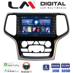 LM Digital - LM ZG4534A GPS Οθόνη OEM Multimedia Αυτοκινήτου για Jeep Grand Cherokee 2014 > 2019 (CarPlay/AndroidAuto/BT/GPS/WIFI/GPRS)