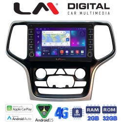 LM Digital - LM ZG8534A GPS Οθόνη OEM Multimedia Αυτοκινήτου για Jeep Grand Cherokee 2014 > 2019 (CarPlay/AndroidAuto/BT/GPS/WIFI/GPRS)