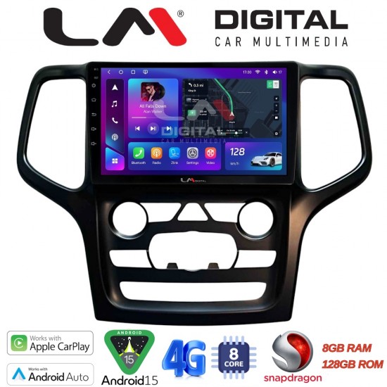LM Digital - LM ZT8537B GPS Οθόνη OEM Multimedia Αυτοκινήτου για Jeep Grand Cherokee 2014 > 2019 (CarPlay/AndroidAuto/BT/GPS/WIFI/GPRS)
