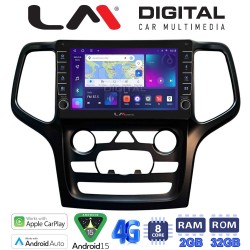 LM Digital - LM ZG8537B GPS Οθόνη OEM Multimedia Αυτοκινήτου για Jeep Grand Cherokee 2014 > 2019 (CarPlay/AndroidAuto/BT/GPS/WIFI/GPRS)
