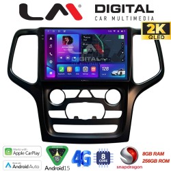 LM Digital - LM ZQ8537B GPS Οθόνη OEM Multimedia Αυτοκινήτου για Jeep Grand Cherokee 2014 > 2019 (CarPlay/AndroidAuto/BT/GPS/WIFI/GPRS)