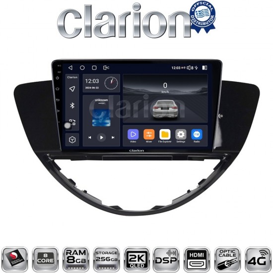 CLARION GL75999 Οθόνη OEM Multimedia Αυτοκινήτου για Subaru Tribeca 2008 > 2011 (CarPlay/AndroidAuto/BT/GPS/WIFI/GPRS)