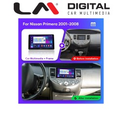 LM Digital - LM ZT8981 GPS Οθόνη OEM Multimedia Αυτοκινήτου για Nissan Primera 2002 > 2008 (CarPlay/AndroidAuto/BT/GPS/WIFI/GPRS)