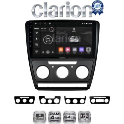CLARION GL52005B Οθόνη OEM Multimedia Αυτοκινήτου για Skoda Octavia 2005 > 2012 (CarPlay/AndroidAuto/BT/GPS/WIFI/GPRS)