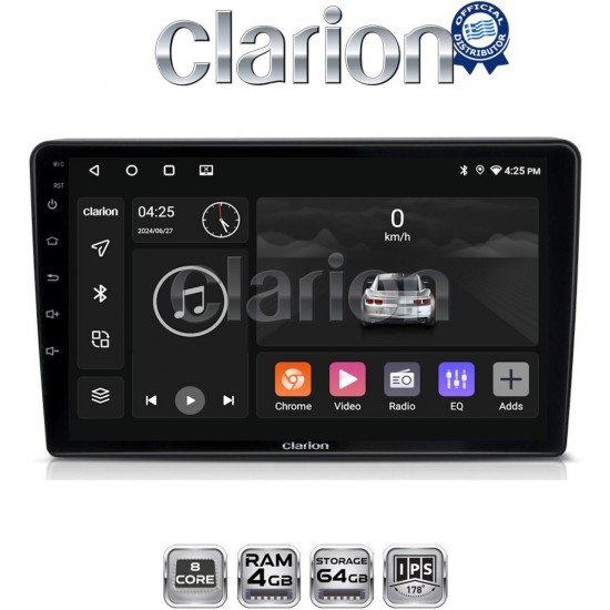 CLARION GL52019 Οθόνη OEM Multimedia Αυτοκινήτου για Opel AstraH, CorsaD, Suzuki Ignis (CarPlay/AndroidAuto/BT/GPS/WIFI/GPRS)